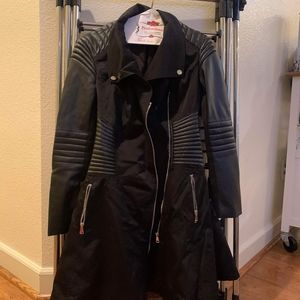 Bebe Natasha Moto trench